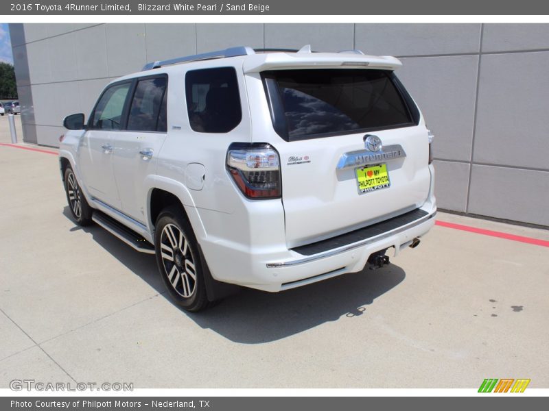 Blizzard White Pearl / Sand Beige 2016 Toyota 4Runner Limited