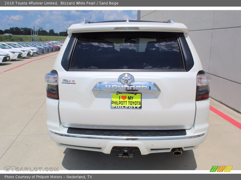 Blizzard White Pearl / Sand Beige 2016 Toyota 4Runner Limited