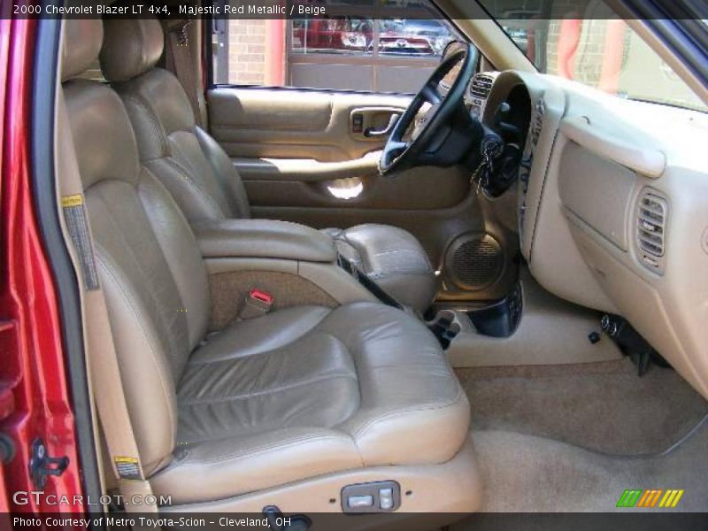 Majestic Red Metallic / Beige 2000 Chevrolet Blazer LT 4x4