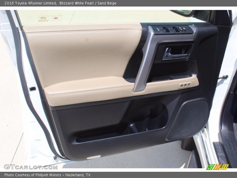 Blizzard White Pearl / Sand Beige 2016 Toyota 4Runner Limited