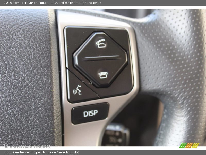 Blizzard White Pearl / Sand Beige 2016 Toyota 4Runner Limited