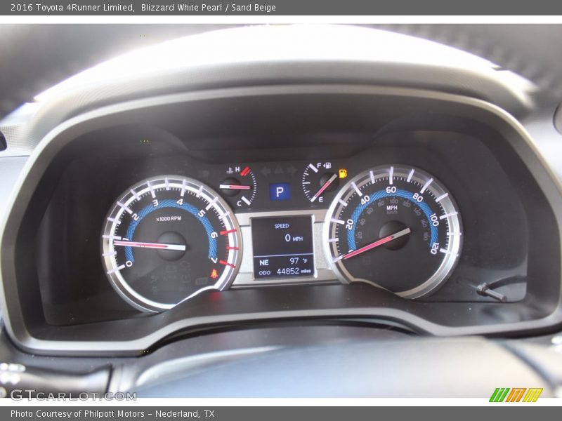 Blizzard White Pearl / Sand Beige 2016 Toyota 4Runner Limited