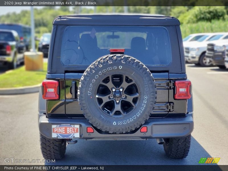 Black / Black 2020 Jeep Wrangler Unlimited Willys 4x4