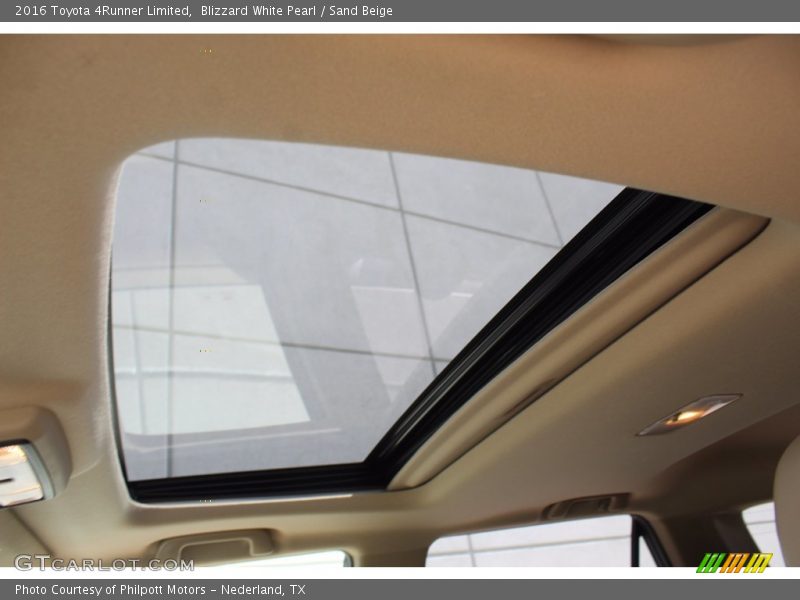 Blizzard White Pearl / Sand Beige 2016 Toyota 4Runner Limited