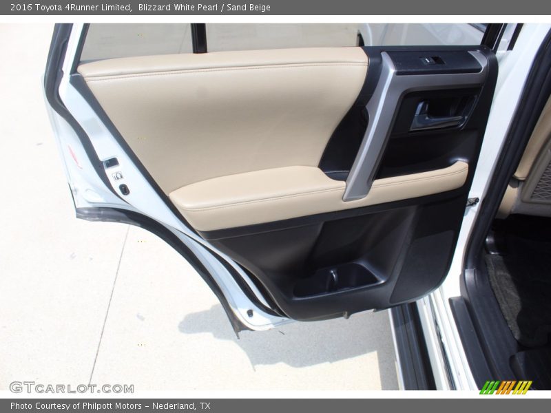 Blizzard White Pearl / Sand Beige 2016 Toyota 4Runner Limited