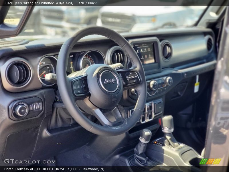 Black / Black 2020 Jeep Wrangler Unlimited Willys 4x4