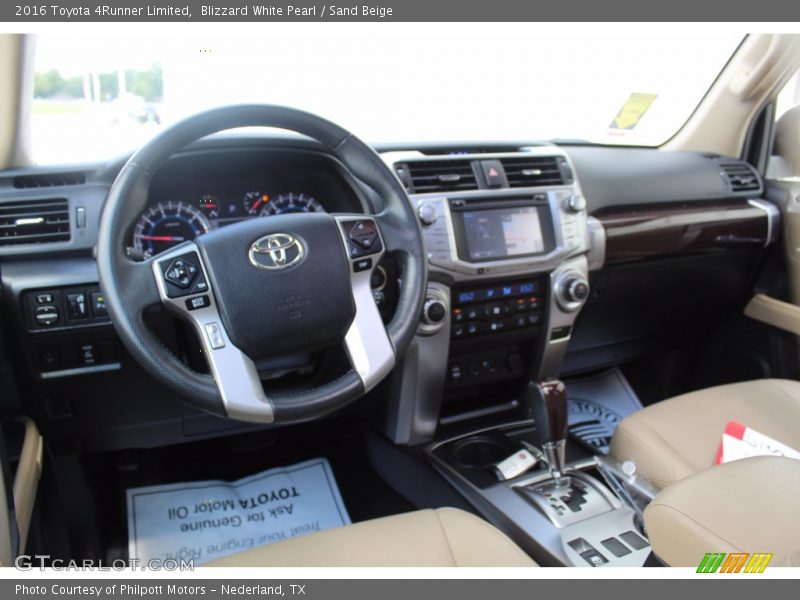 Blizzard White Pearl / Sand Beige 2016 Toyota 4Runner Limited