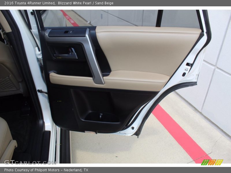 Blizzard White Pearl / Sand Beige 2016 Toyota 4Runner Limited
