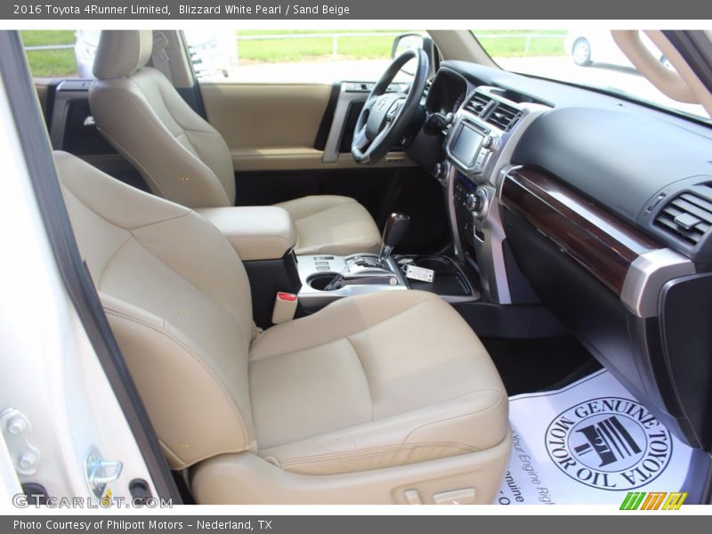 Blizzard White Pearl / Sand Beige 2016 Toyota 4Runner Limited