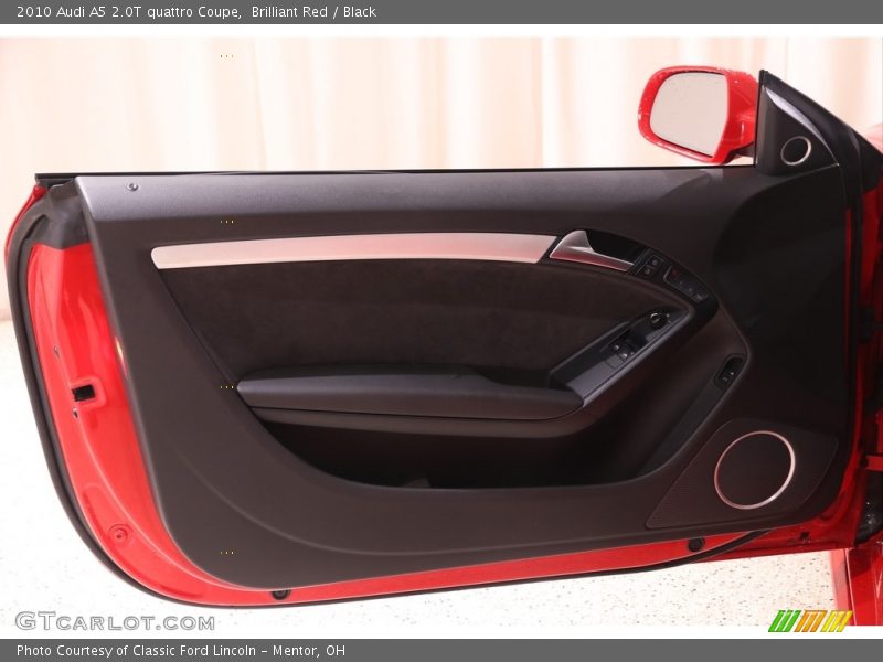 Brilliant Red / Black 2010 Audi A5 2.0T quattro Coupe