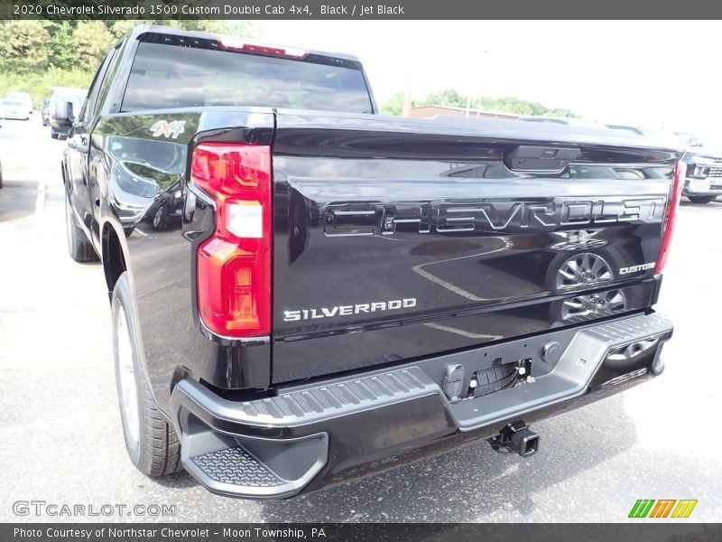 Black / Jet Black 2020 Chevrolet Silverado 1500 Custom Double Cab 4x4