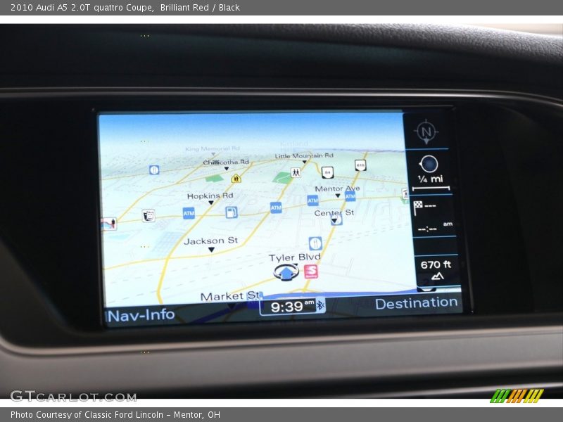 Brilliant Red / Black 2010 Audi A5 2.0T quattro Coupe