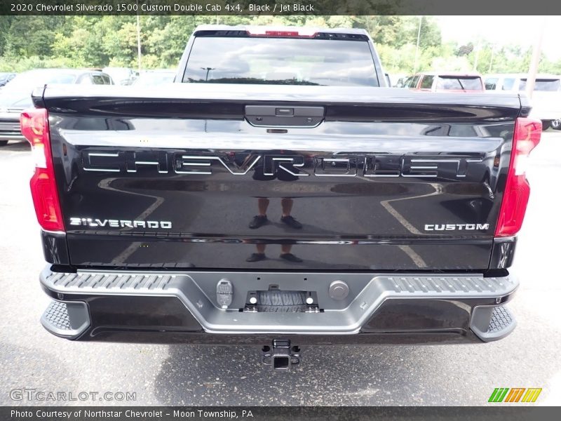 Black / Jet Black 2020 Chevrolet Silverado 1500 Custom Double Cab 4x4