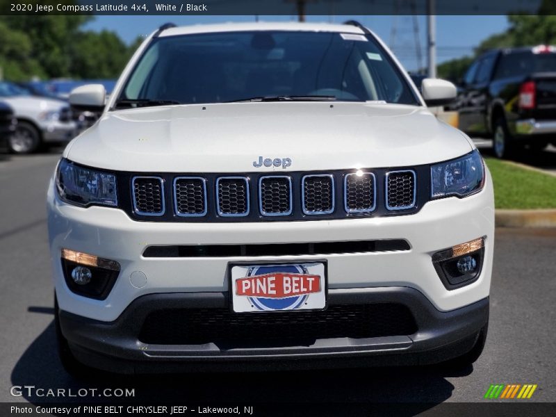 White / Black 2020 Jeep Compass Latitude 4x4