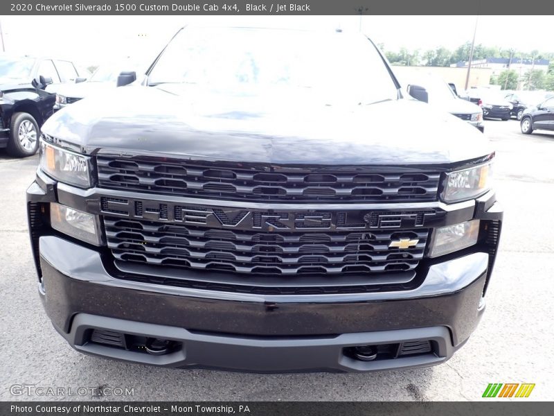 Black / Jet Black 2020 Chevrolet Silverado 1500 Custom Double Cab 4x4
