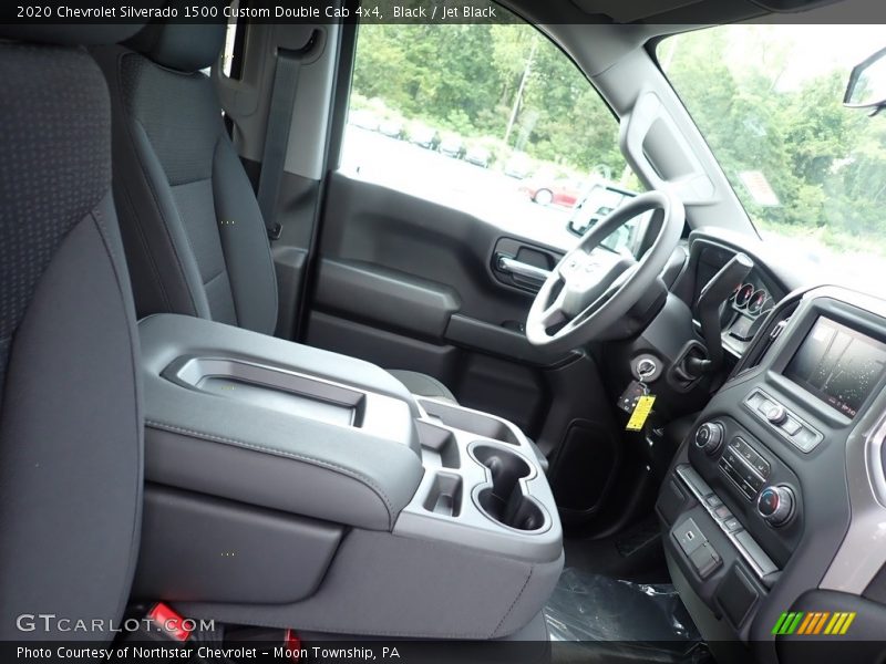 Black / Jet Black 2020 Chevrolet Silverado 1500 Custom Double Cab 4x4