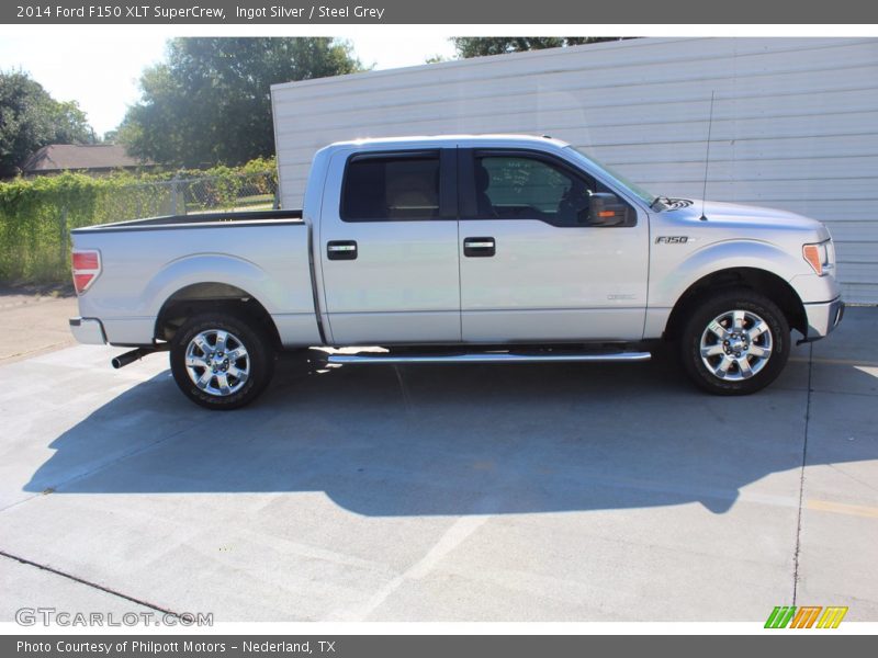 Ingot Silver / Steel Grey 2014 Ford F150 XLT SuperCrew