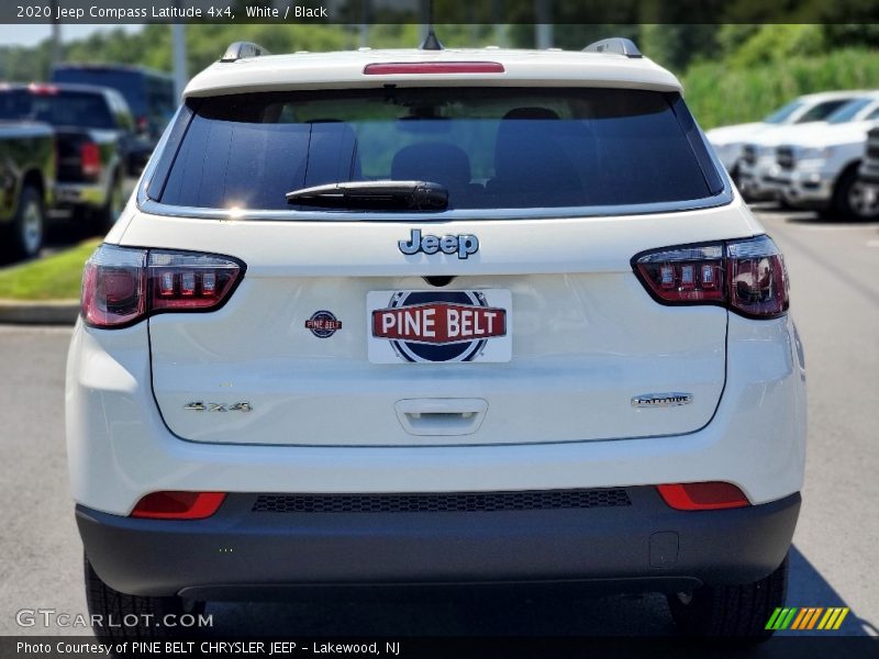 White / Black 2020 Jeep Compass Latitude 4x4