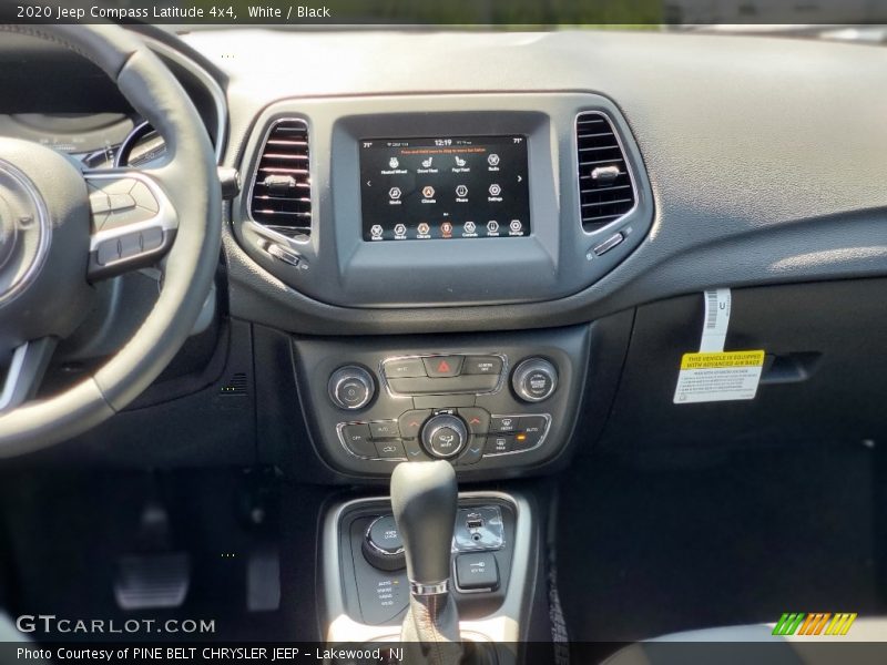 White / Black 2020 Jeep Compass Latitude 4x4