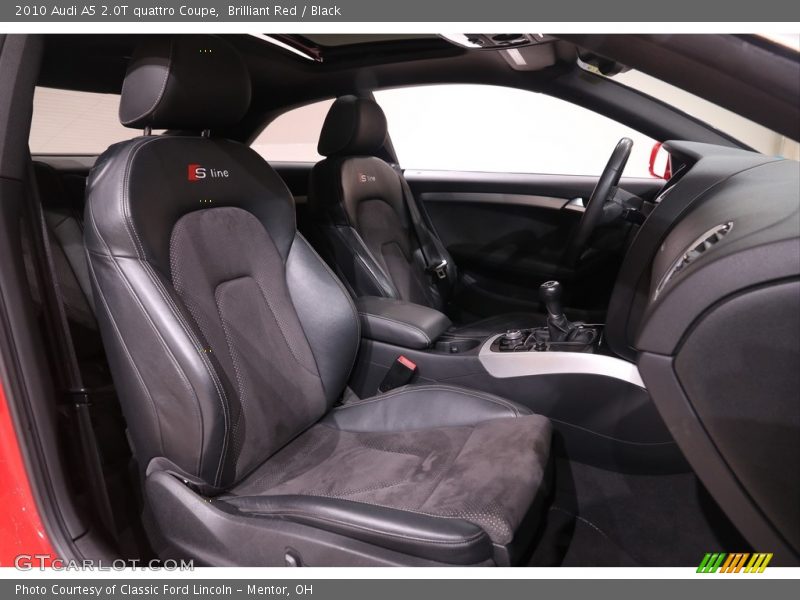 Brilliant Red / Black 2010 Audi A5 2.0T quattro Coupe