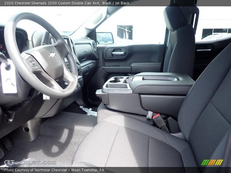 Black / Jet Black 2020 Chevrolet Silverado 1500 Custom Double Cab 4x4