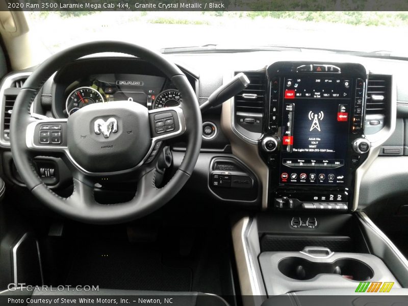 Dashboard of 2020 3500 Laramie Mega Cab 4x4