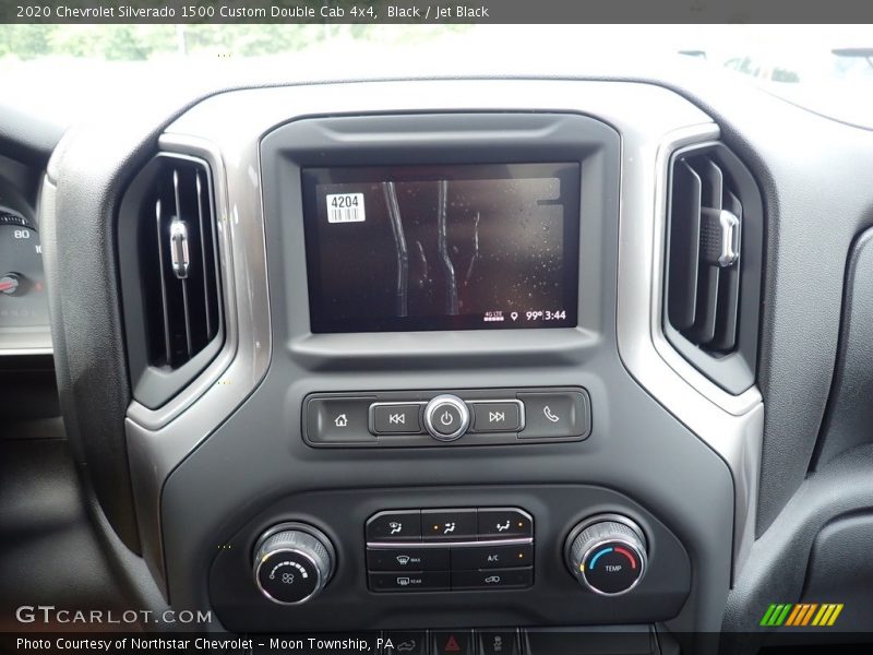 Black / Jet Black 2020 Chevrolet Silverado 1500 Custom Double Cab 4x4
