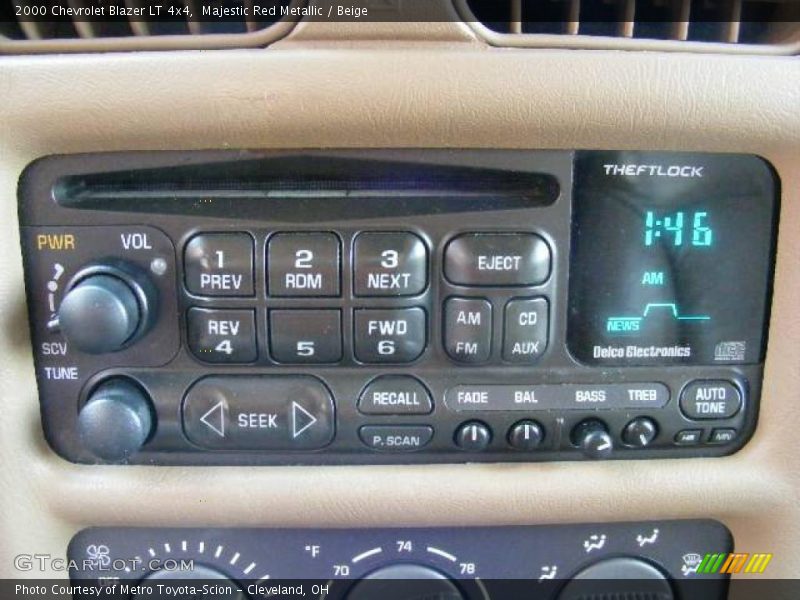 Majestic Red Metallic / Beige 2000 Chevrolet Blazer LT 4x4