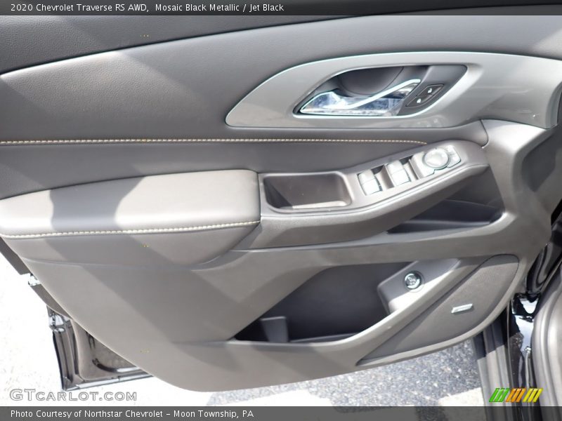 Mosaic Black Metallic / Jet Black 2020 Chevrolet Traverse RS AWD