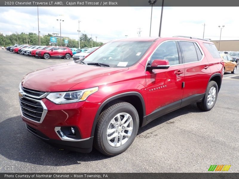 Cajun Red Tintcoat / Jet Black 2020 Chevrolet Traverse LT AWD
