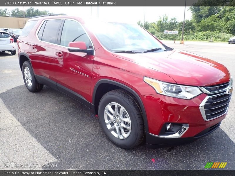 Cajun Red Tintcoat / Jet Black 2020 Chevrolet Traverse LT AWD