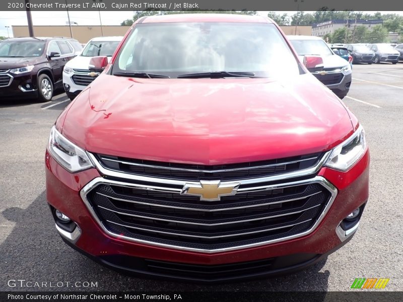 Cajun Red Tintcoat / Jet Black 2020 Chevrolet Traverse LT AWD