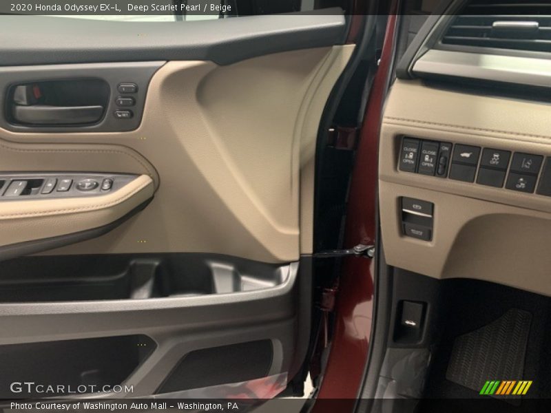 Deep Scarlet Pearl / Beige 2020 Honda Odyssey EX-L