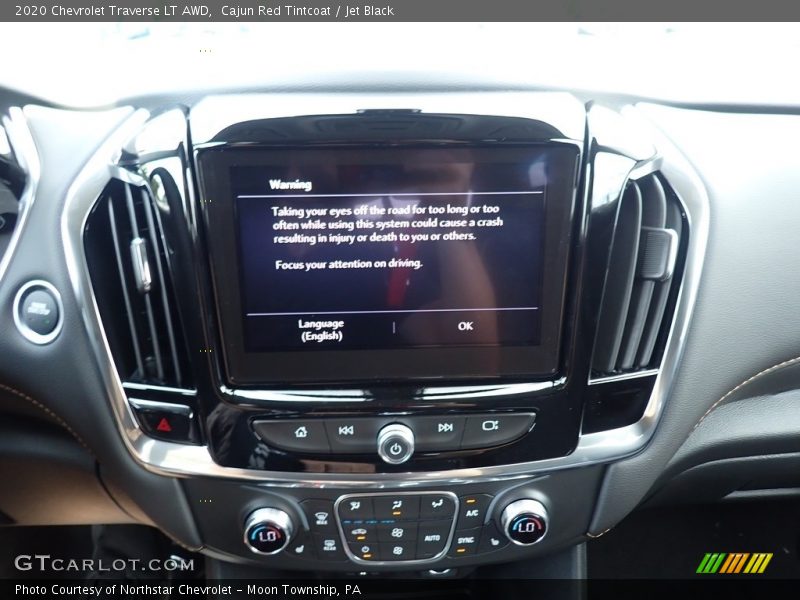 Cajun Red Tintcoat / Jet Black 2020 Chevrolet Traverse LT AWD