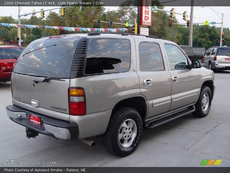 Light Pewter Metallic / Gray 2000 Chevrolet Tahoe LT 4x4