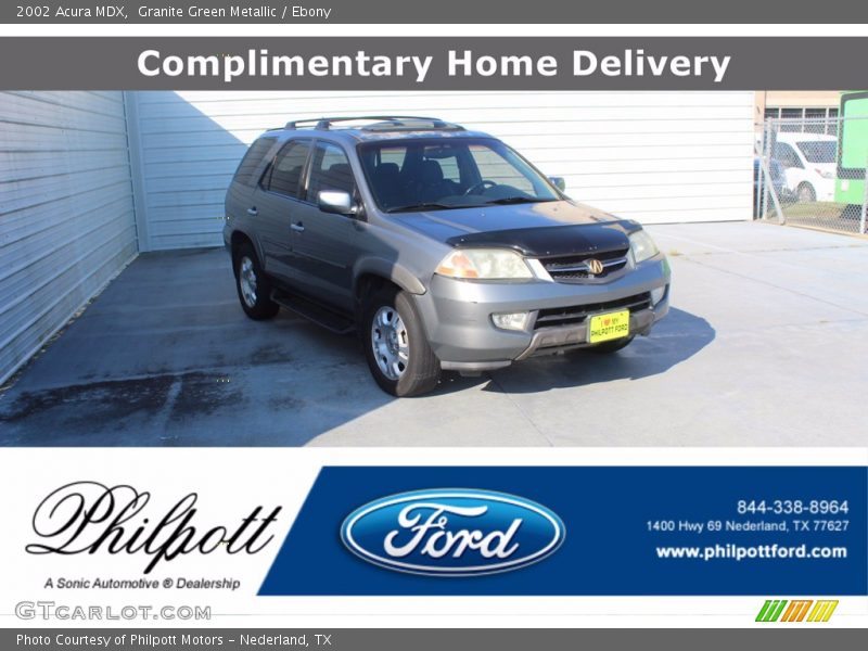 Granite Green Metallic / Ebony 2002 Acura MDX