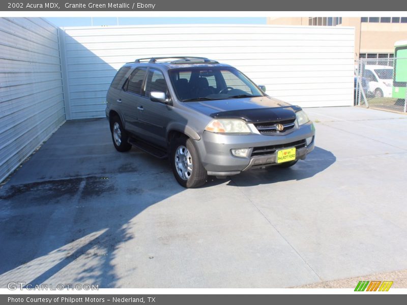 Granite Green Metallic / Ebony 2002 Acura MDX