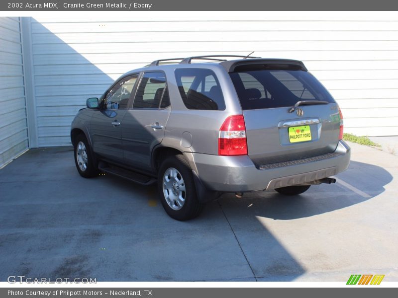 Granite Green Metallic / Ebony 2002 Acura MDX