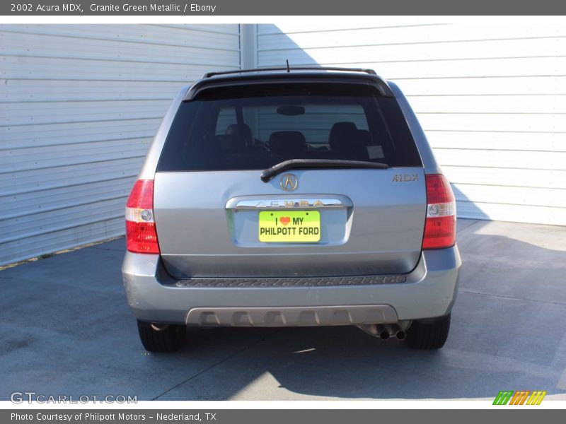 Granite Green Metallic / Ebony 2002 Acura MDX