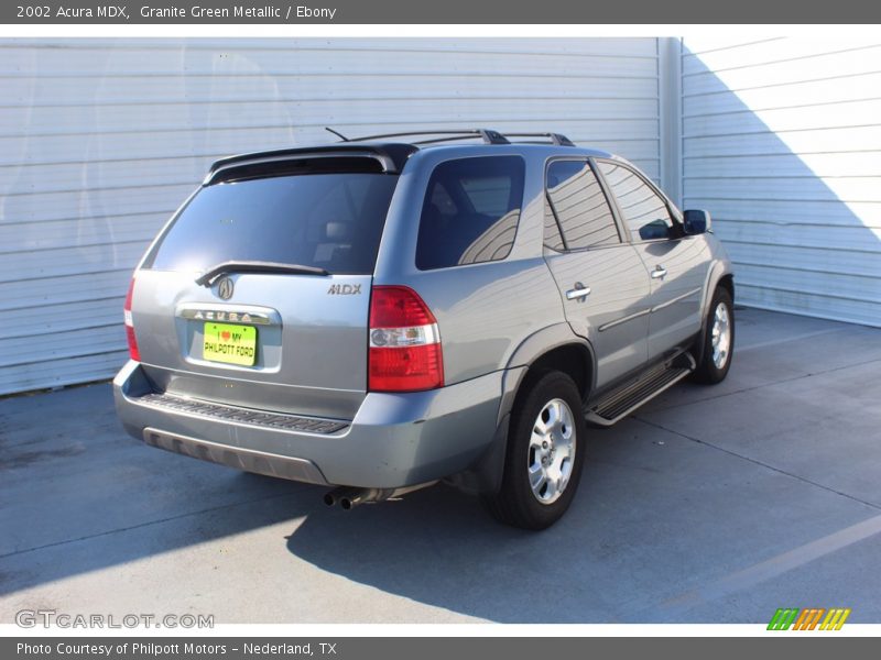 Granite Green Metallic / Ebony 2002 Acura MDX