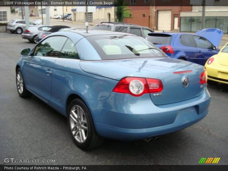 Eismeer Blue Metallic / Cornsilk Beige 2008 Volkswagen Eos Lux