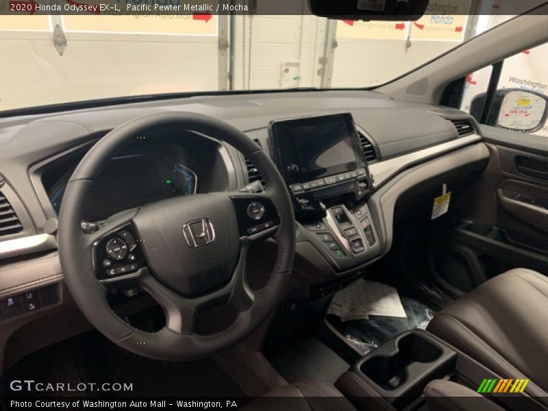 Pacific Pewter Metallic / Mocha 2020 Honda Odyssey EX-L