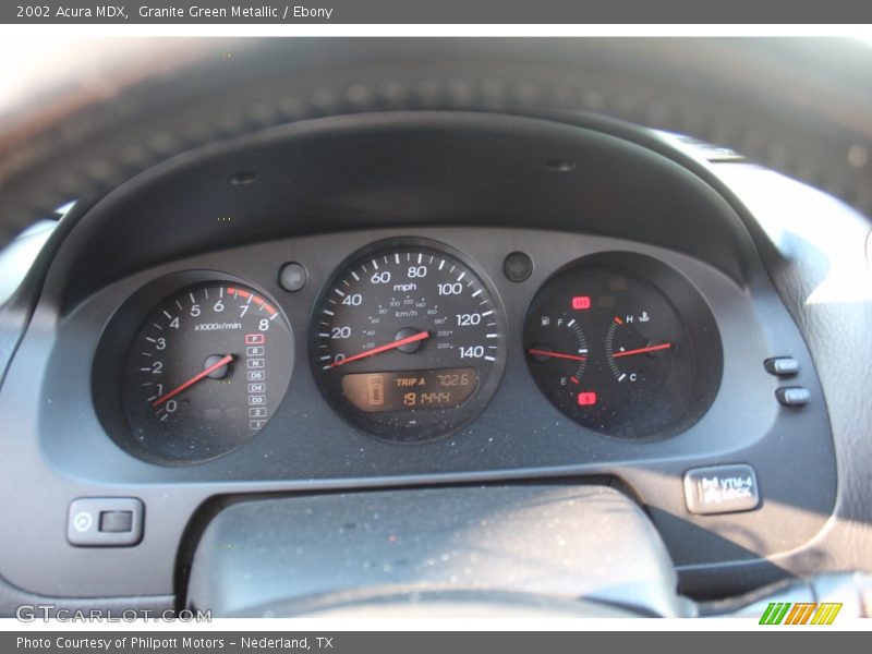Granite Green Metallic / Ebony 2002 Acura MDX