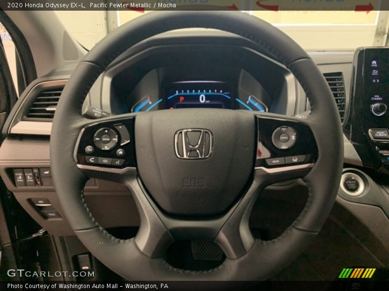 Pacific Pewter Metallic / Mocha 2020 Honda Odyssey EX-L