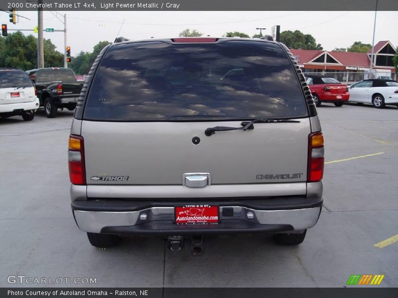 Light Pewter Metallic / Gray 2000 Chevrolet Tahoe LT 4x4