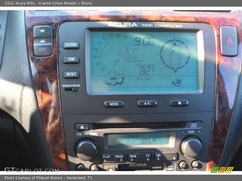 Granite Green Metallic / Ebony 2002 Acura MDX