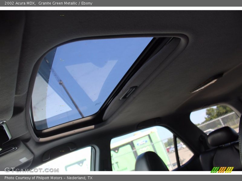 Granite Green Metallic / Ebony 2002 Acura MDX