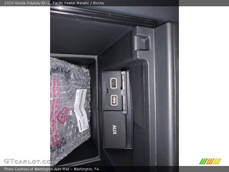 Pacific Pewter Metallic / Mocha 2020 Honda Odyssey EX-L