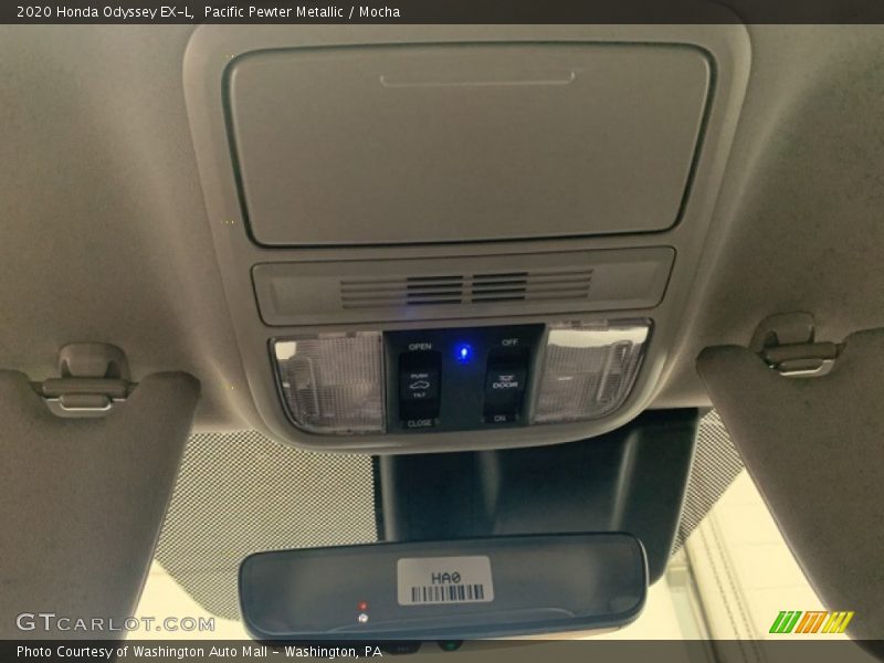 Pacific Pewter Metallic / Mocha 2020 Honda Odyssey EX-L