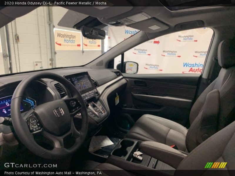 Pacific Pewter Metallic / Mocha 2020 Honda Odyssey EX-L